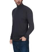 HEATHER CHARCOAL TURTLENECK