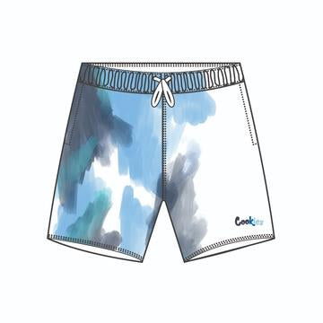 FORUM DRI FIT BLUE SHORT