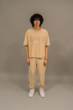 REBIRTH RHINESTONE TEE CREAM