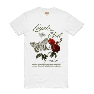 LOYAL TO THE SOIL TEE WHITE
