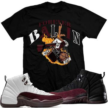 FOREVER BALLIN BLACK/BURGUNDY