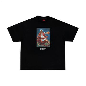 CROSSOVER TEE BLK