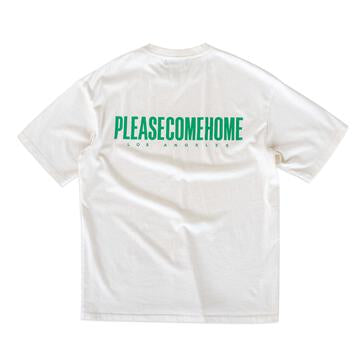 BILLBOARD LOGO MEIDUM WEIGHT TEE CREAM PINE