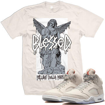 BLESSED ANGEL NATURAL TEE