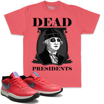 DEAD PRESIDENTS TEE CORAL