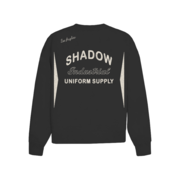 VINTAGE BLACK INDUSTRIAL COLLAR CREWNECK