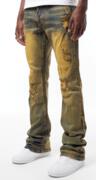CHAOS SANDBLAST STACKED DENIM
