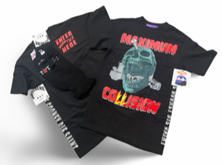 MAXIMUM COLLISION TEE BLK