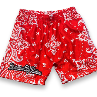 MBB RED PAISLEY SHORT