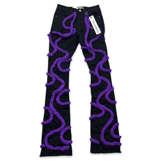 BLACK AND PURPLE CORDA STACKS