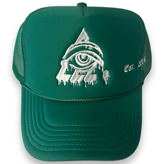 PINE GREEN EYE HAT