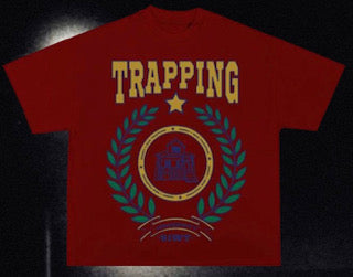 TRAP UNIVERSITY BURGUNDY TEE