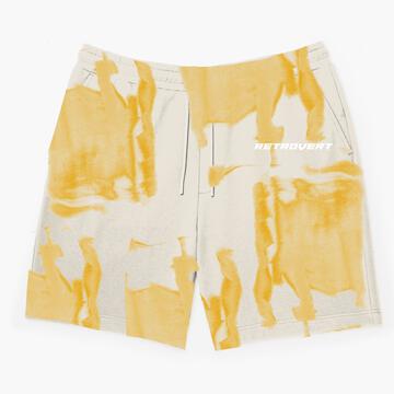 WATERCOLOR SHORTS YELLOW