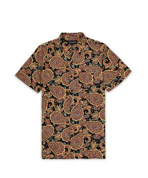 PAISLEY PRINT SS SHIRT